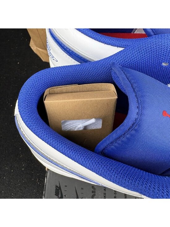 NEW Nike Air Jordan 1 Low “Dodgers” Blue White Gum IQ0400 100 Men Size 13 main image 9